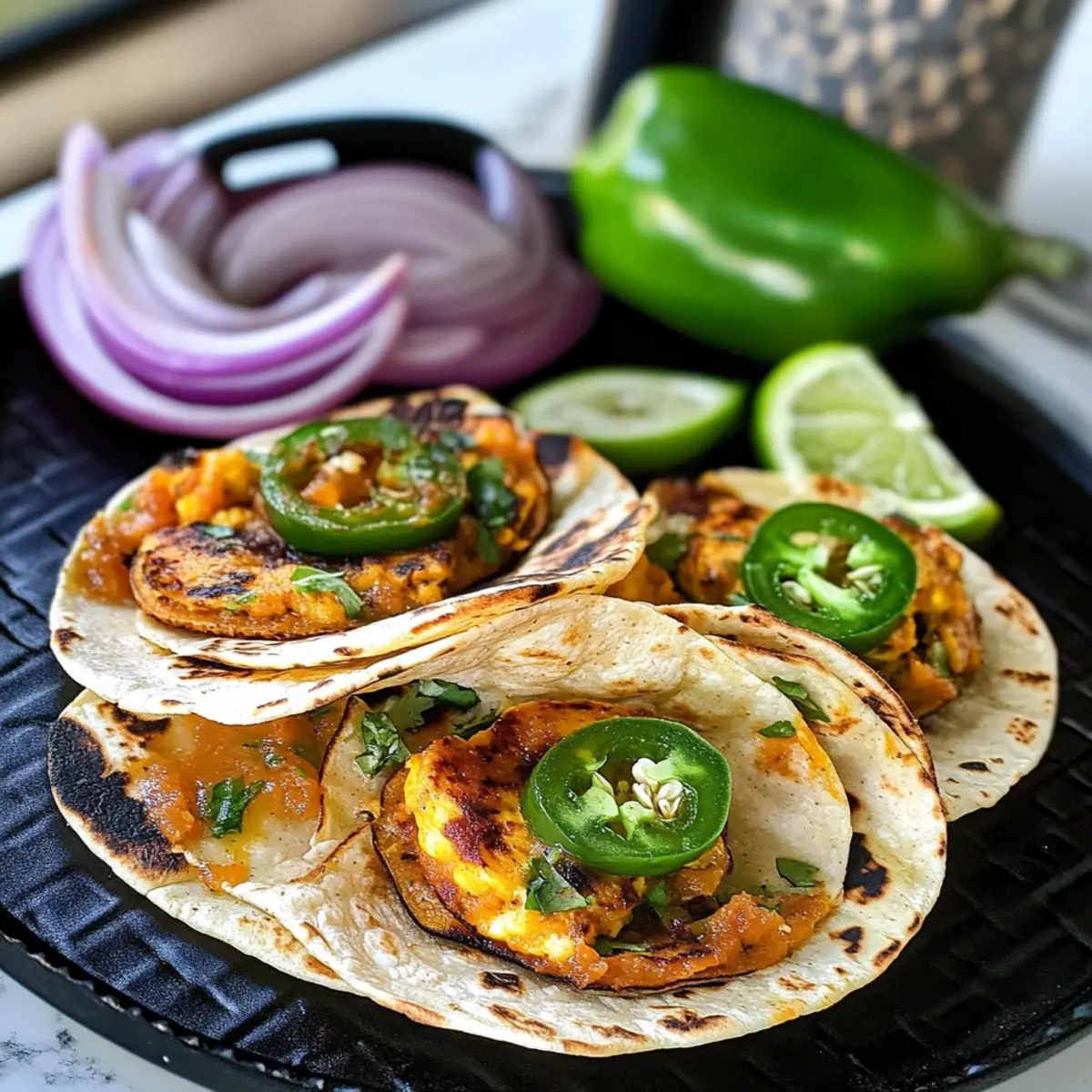 Savory Indian Smashed Tacos Bursting with Flavor