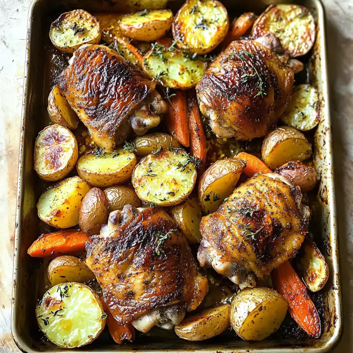 Lebanese Baked Chicken with Potatoes: A Cozy Weeknight Delight