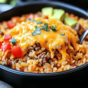 Cheesy Taco Rice