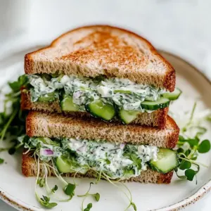 Cucumber Salad Sandwiches