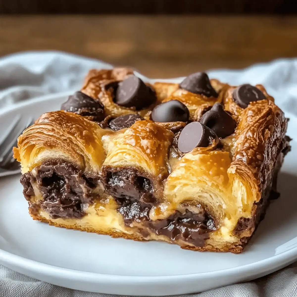 Decadent Chocolate Croissant Breakfast Bake for Winning Mornings