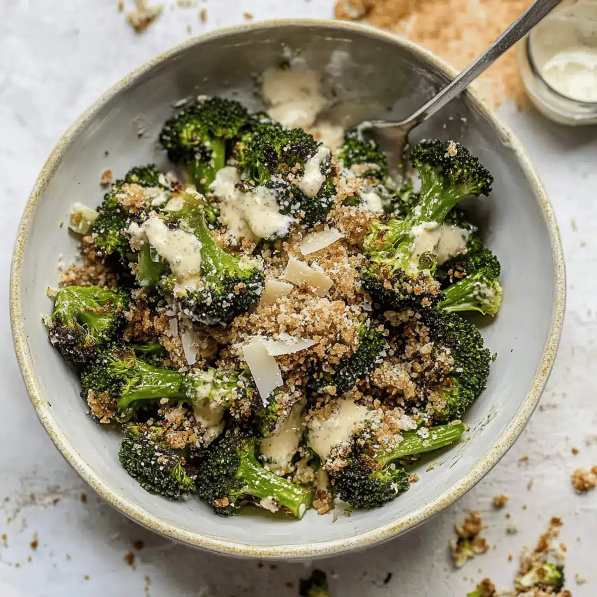 Delicious Roasted Broccoli Caesar Salad You'll Crave