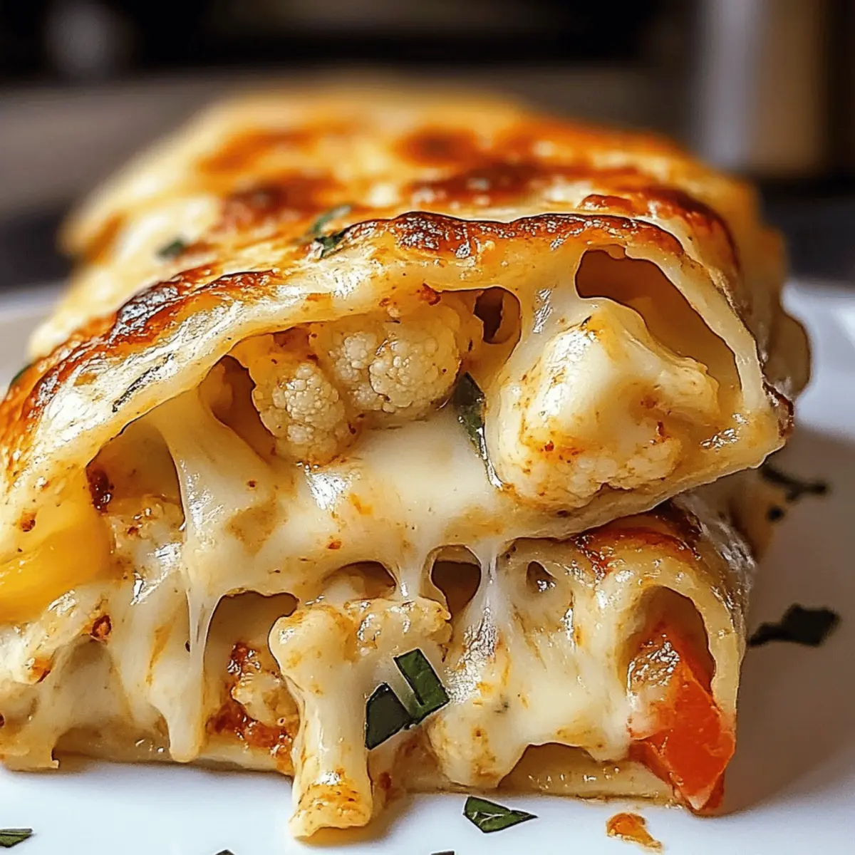 Easy Low Carb Cheesy Garlic Chicken Wraps for a Tasty Meal