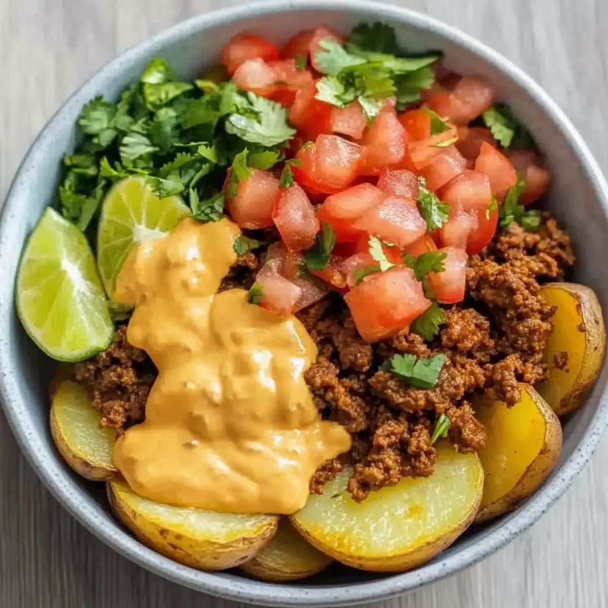 Delicious Loaded Potato Bowls: Crispy & Cheesy Family Fun