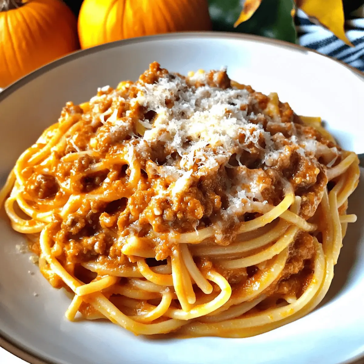 Creamy Pumpkin Bolognese: A Cozy Fall Comfort Food