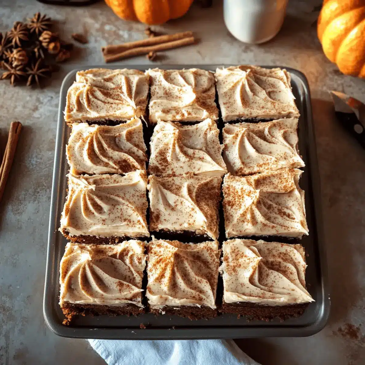 Pumpkin Chai Cake with Brown Butter Frosting for Cozy Fall Vibes