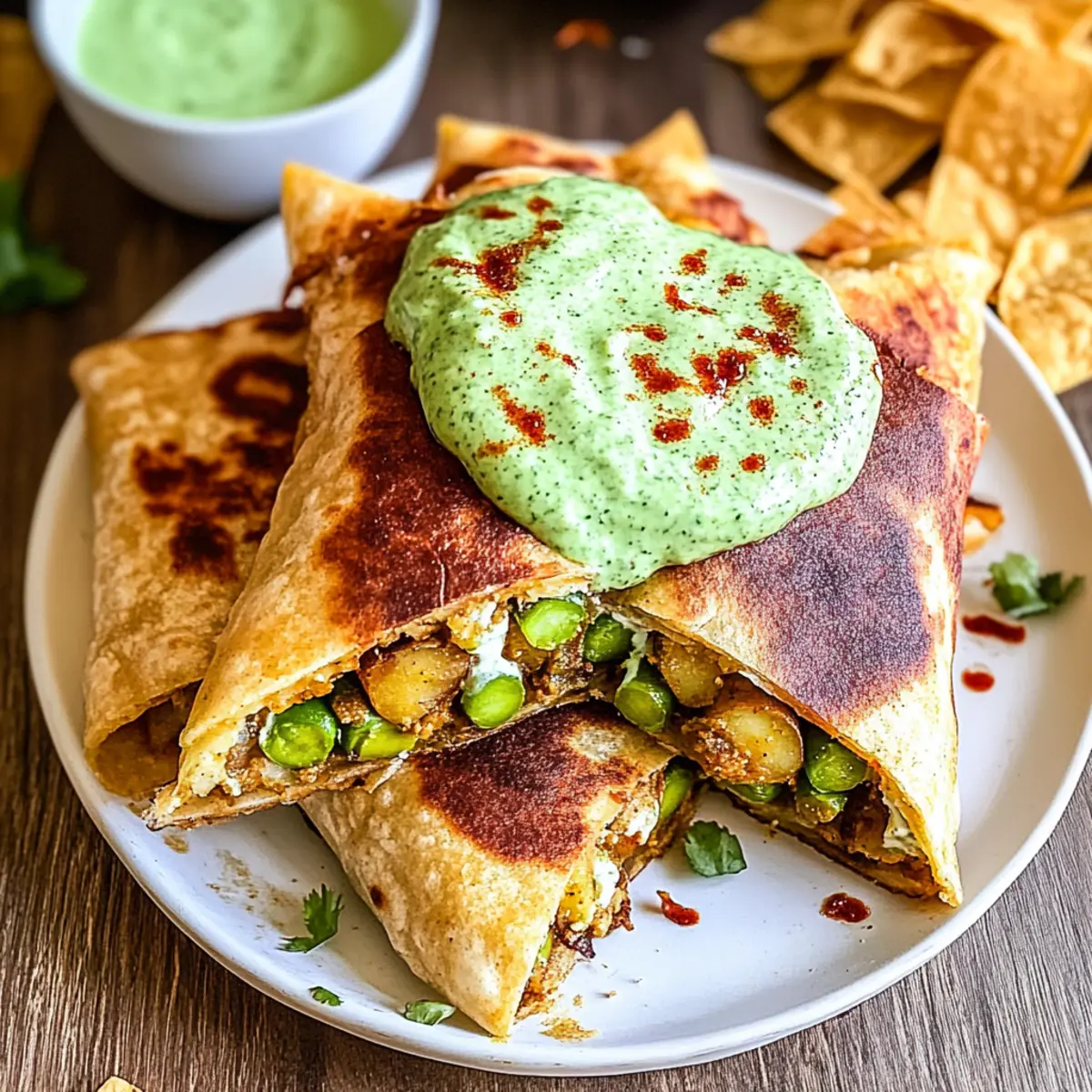 Samosa Chaat Crunch Wrap: Your New Favorite Healthy Fusion