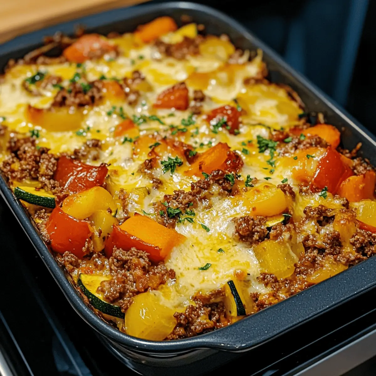 Oven Baked Southwestern Beef and Pepper Bake for Cozy Nights