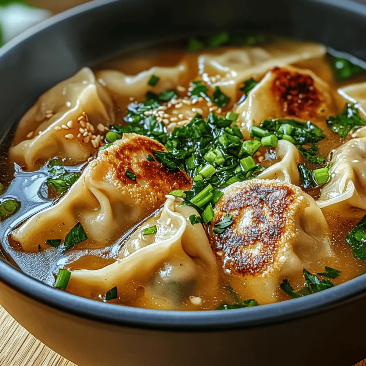 Cozy Potsticker Soup: A Quick Warm-Up Delight