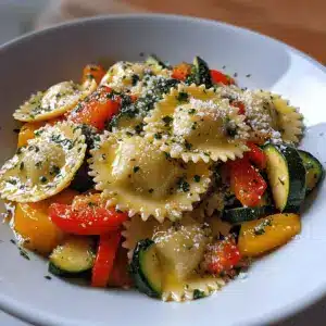 Ravioli and Veggies