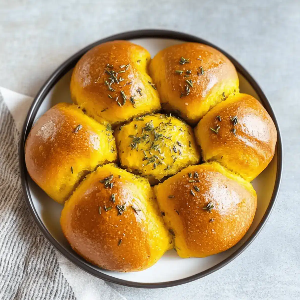Rosemary Pumpkin Rolls That Elevate Your Holiday Feast