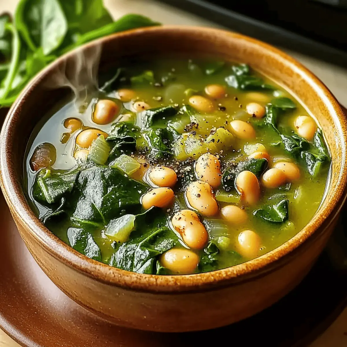 Hearty Spinach, Lentil, and Butter Bean Soup for Cozy Nights