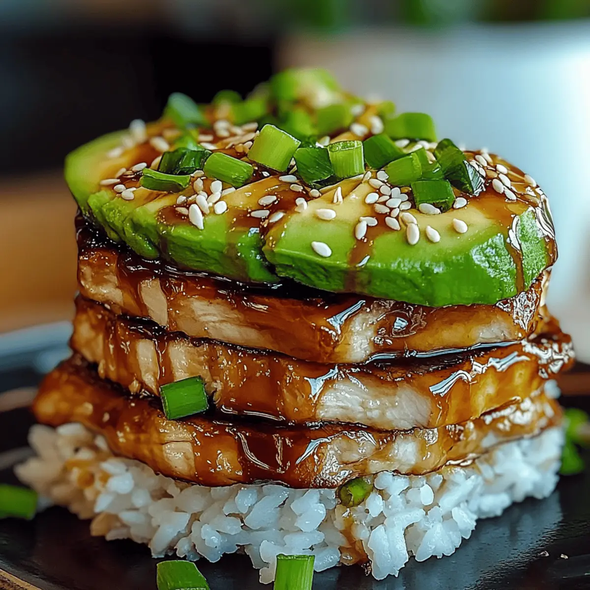 Teriyaki Chicken Avocado Rice: A Colorful Flavor Explosion