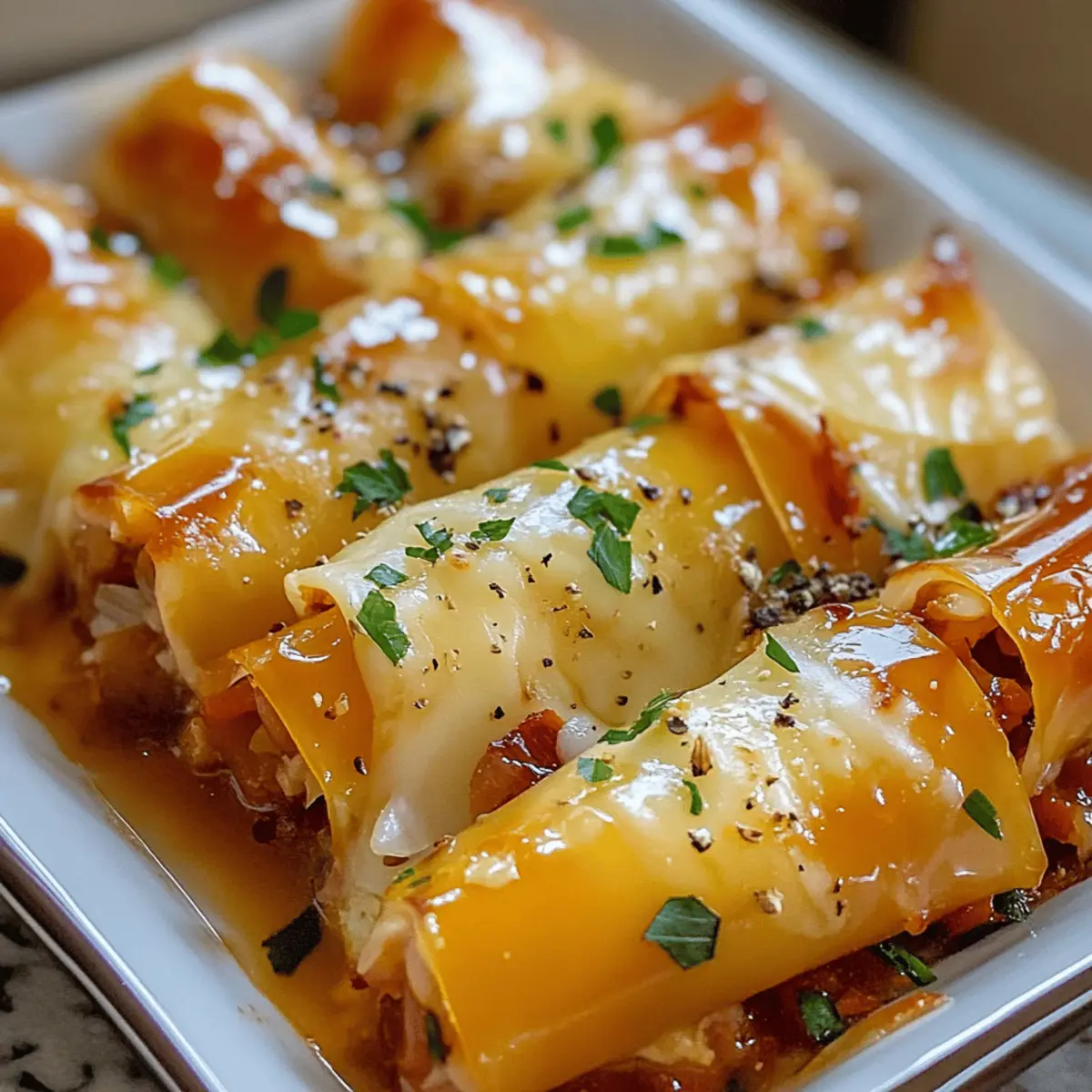 Oven Fried Feta Rolls with Chili Honey for a Sweet Kick