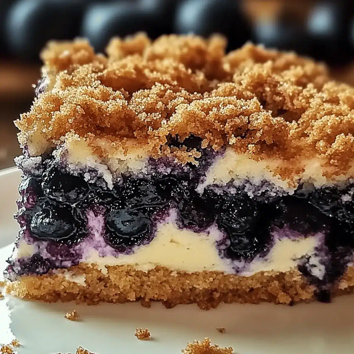Blueberry Cream Cheese Crumb Cake: A Sweet Brunch Delight