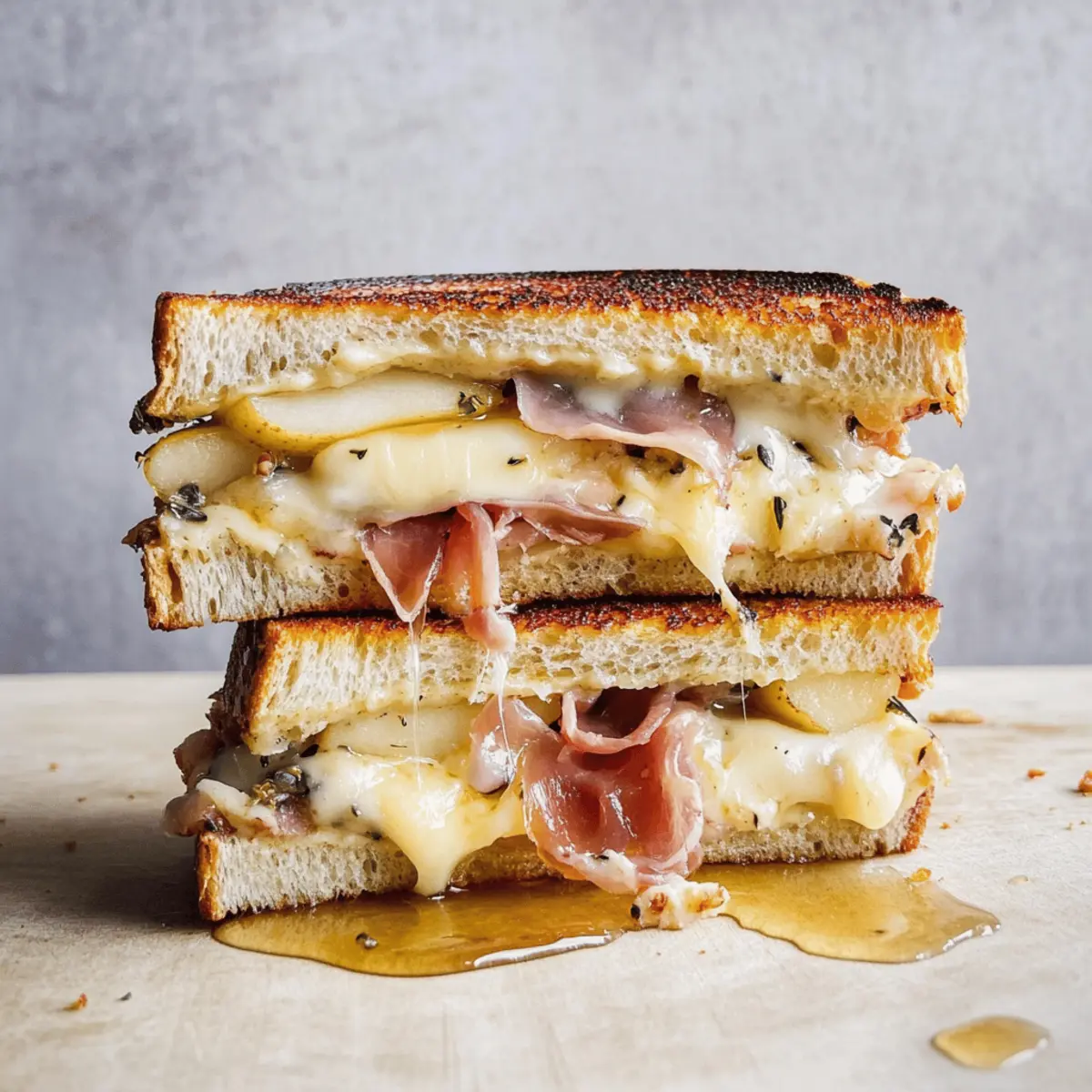 Indulge in a Triple Cream Brie & Hot Honey Toastie Delight