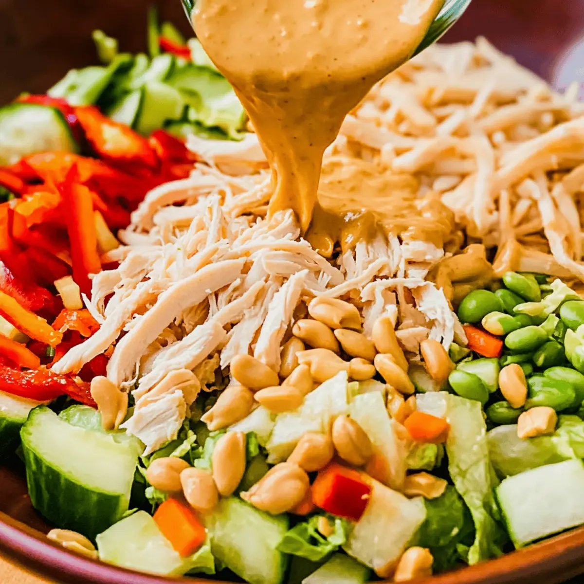Zesty Thai Chicken Salad: Fresh, Crunchy & Guilt-Free Delight