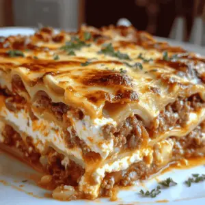 Million Dollar Lasagna