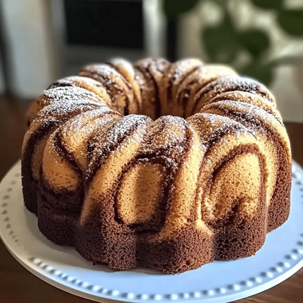 Savor the Comfort of Moist Cinnamon Swirl Bundt Cake