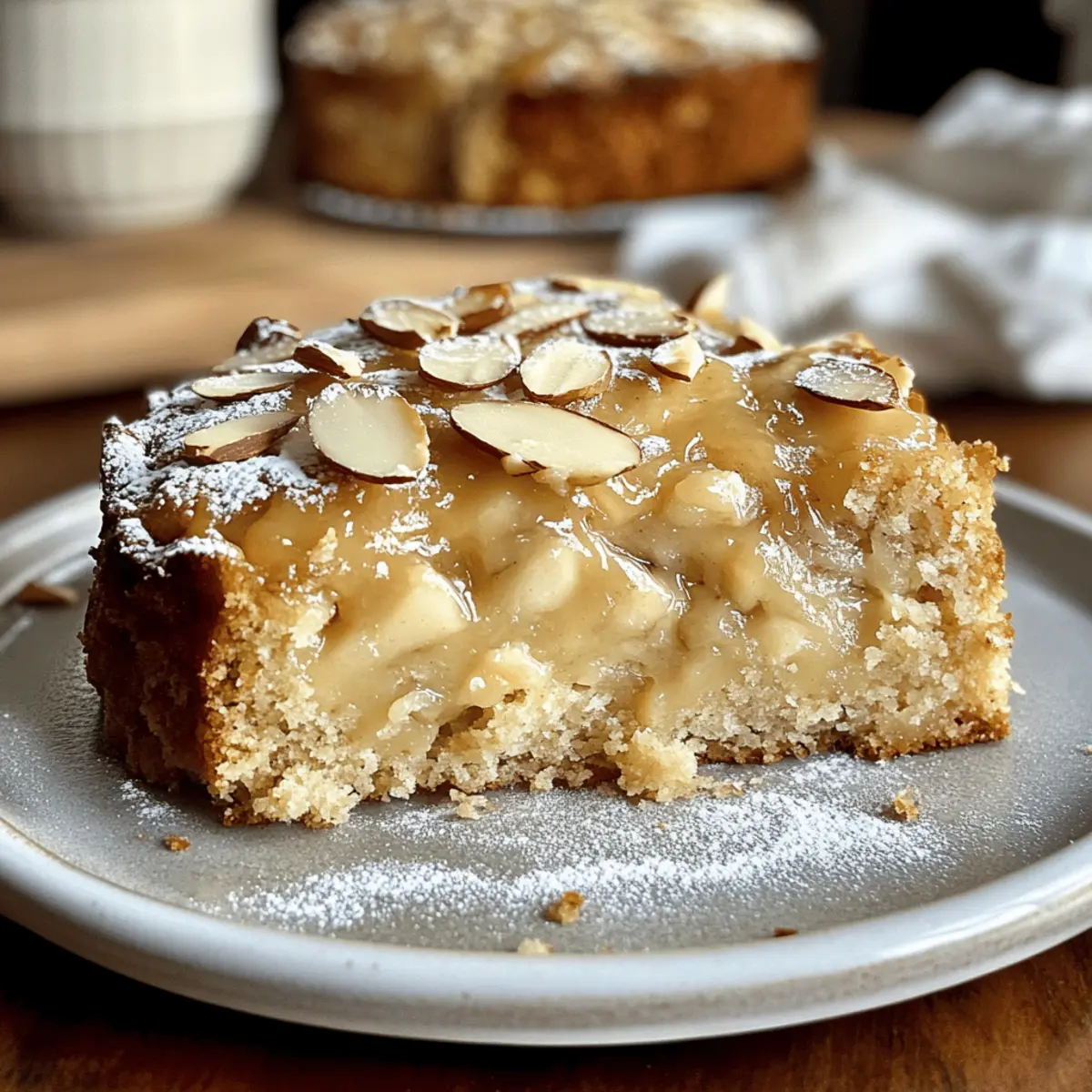 Gooey Almond Croissant Sourdough Coffee Cake for Cozy Mornings