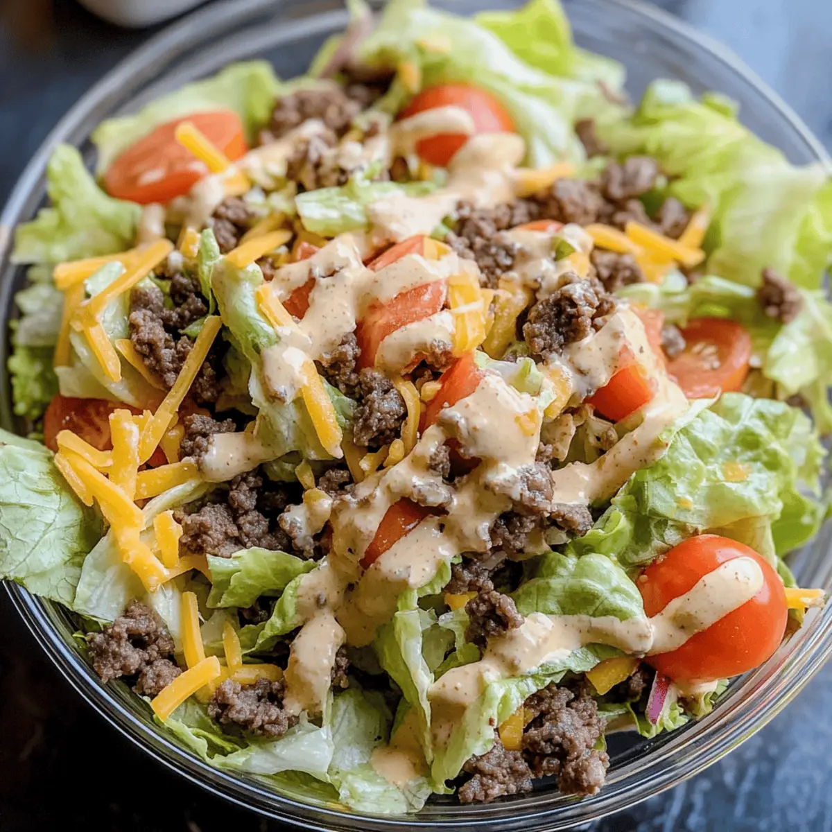 Big Mac Salad: Keto-Friendly Flavor Explosion at Home