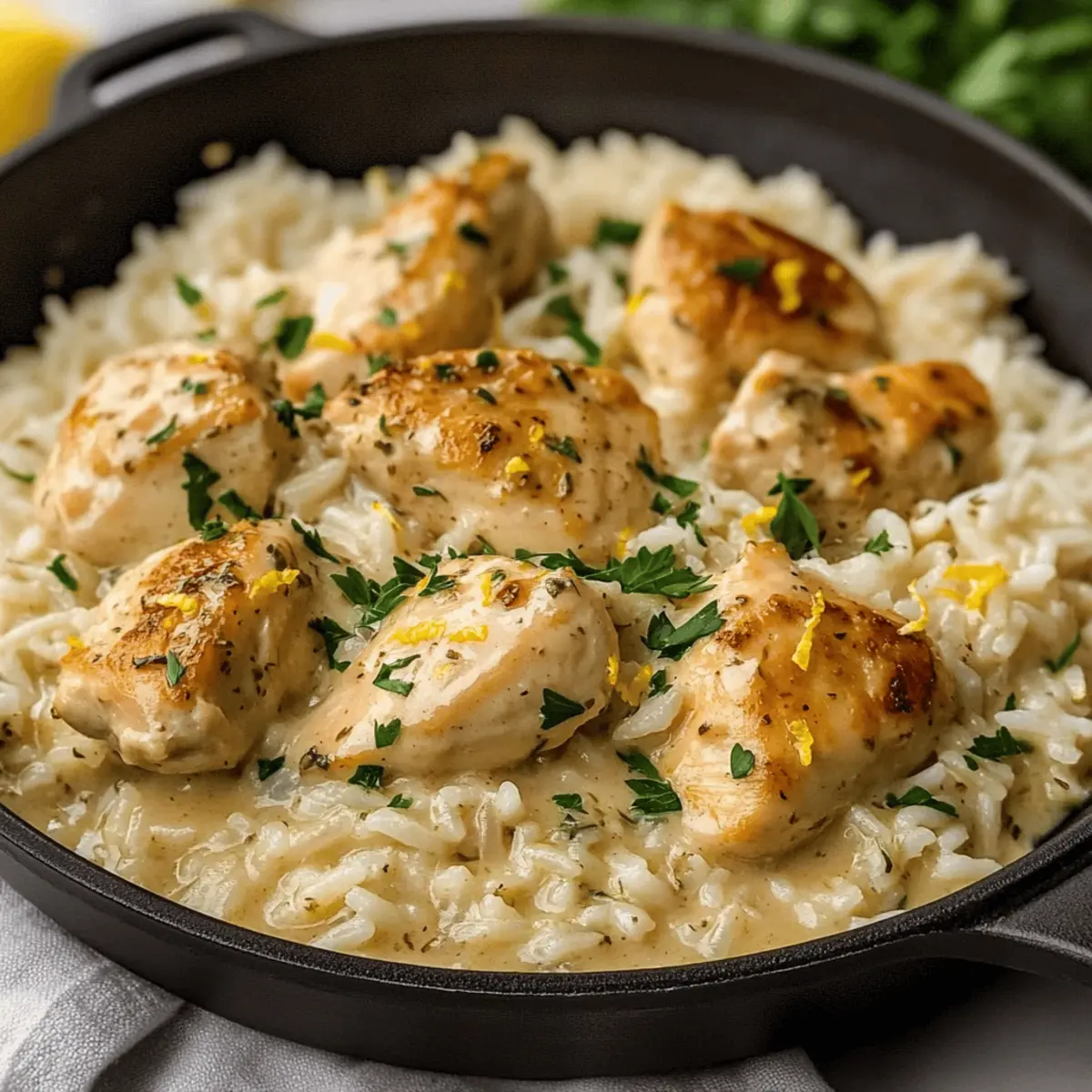 Creamy Herb Chicken & Basmati Rice: Your One-Pan Comfort Fix