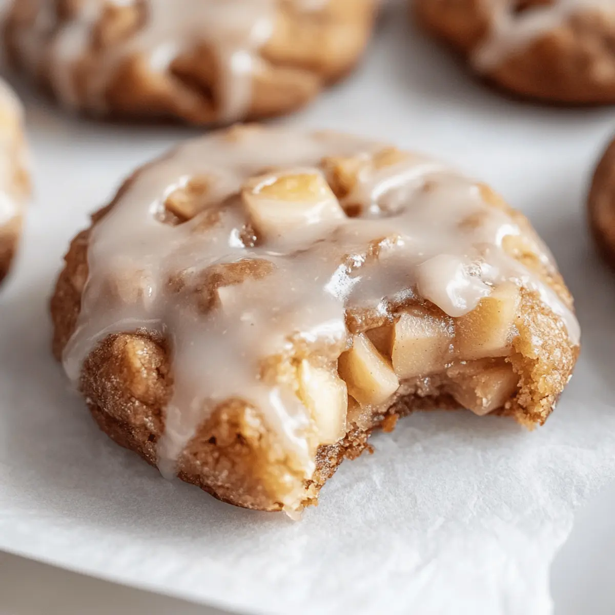 Irresistibly Soft Apple Fritter Cookies for Fall Bliss