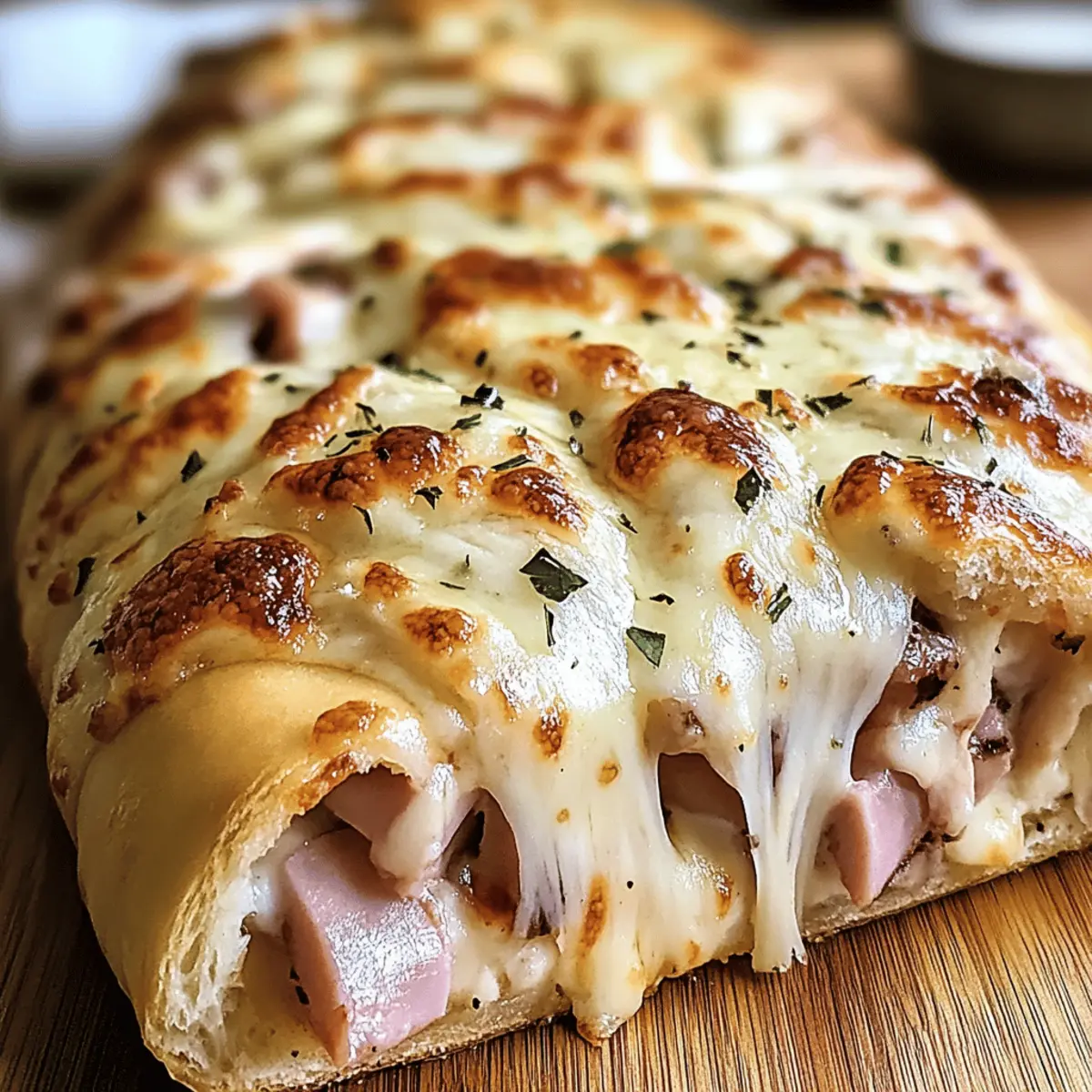Irresistible Chicken Cordon Bleu Stromboli for Cozy Nights