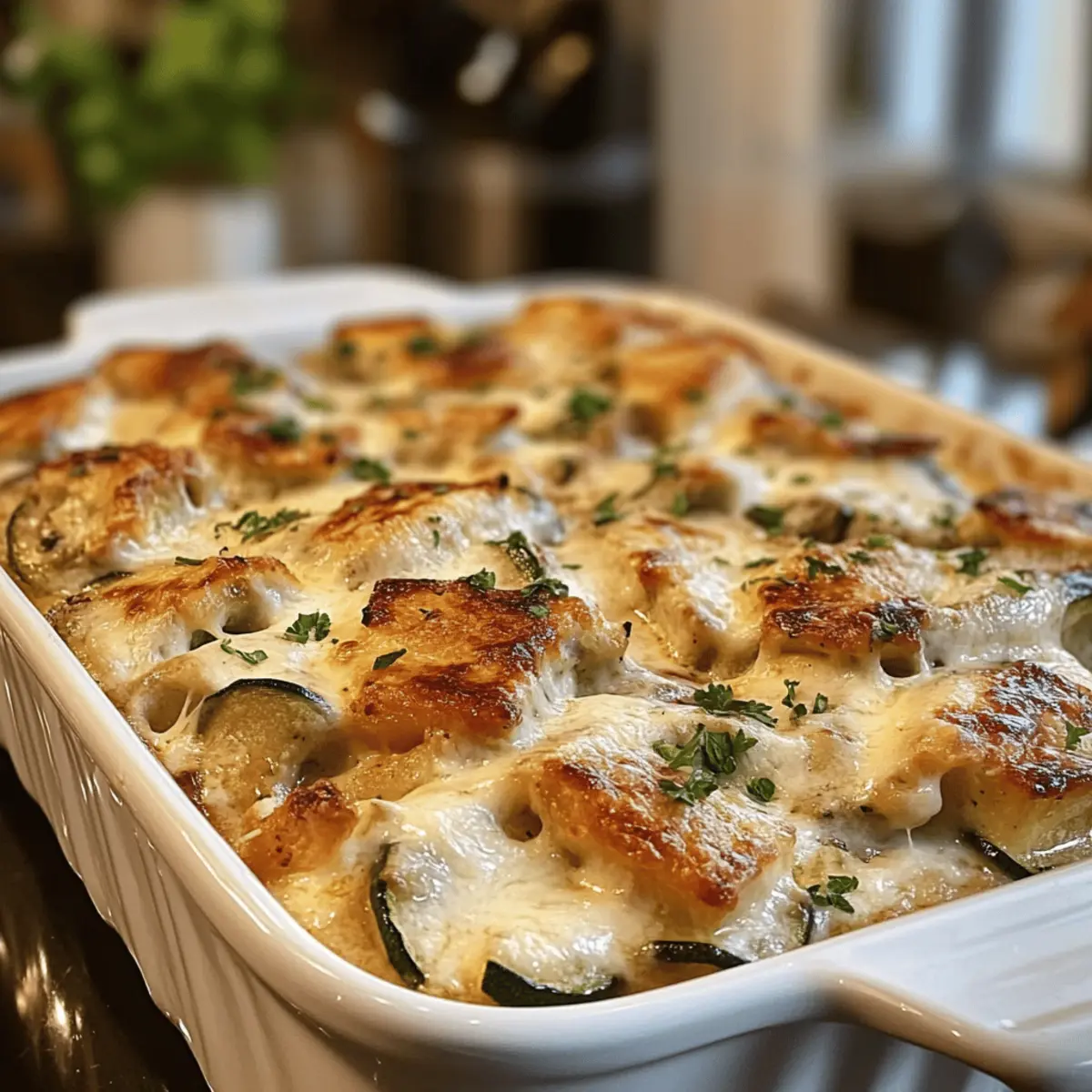 Creamy Caesar Chicken and Mushroom Bake for Ultimate Comfort