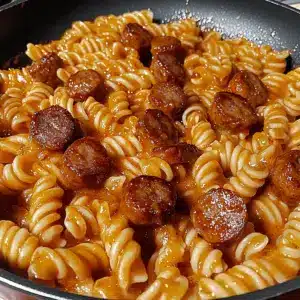 One-Pot Bold Honey BBQ Sausage Pasta