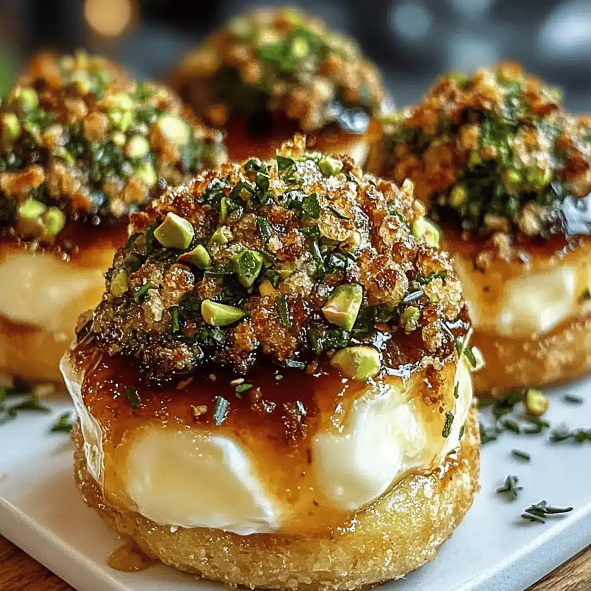 Savory Pistachio-Crusted Brie Bites: Irresistibly Elegant Appetizer