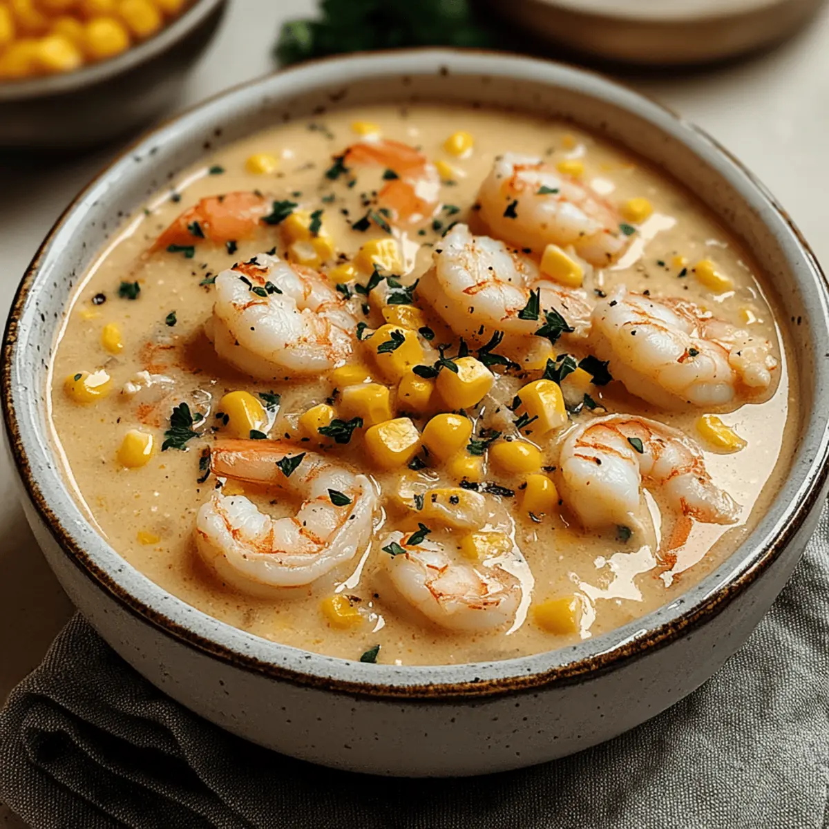 Cozy Up with Creamy Shrimp and Corn Chowder Delight