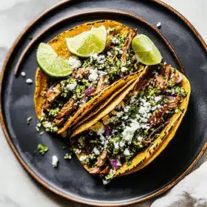 Spicy Shredded Duck Tacos