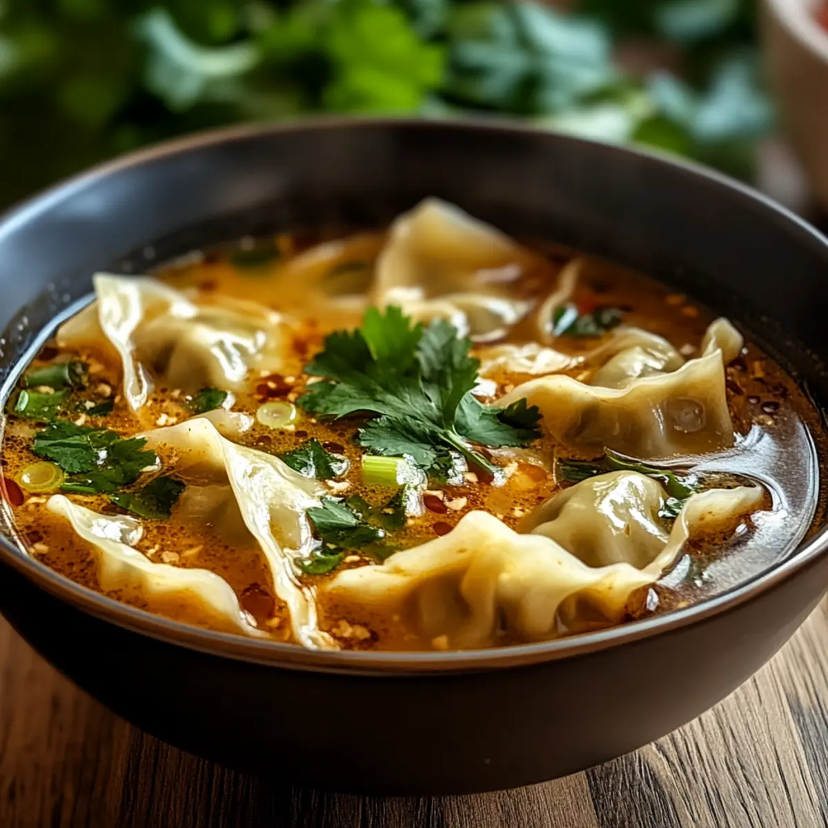 Hearty Thai Potsticker Soup for Ultimate Comfort Nights
