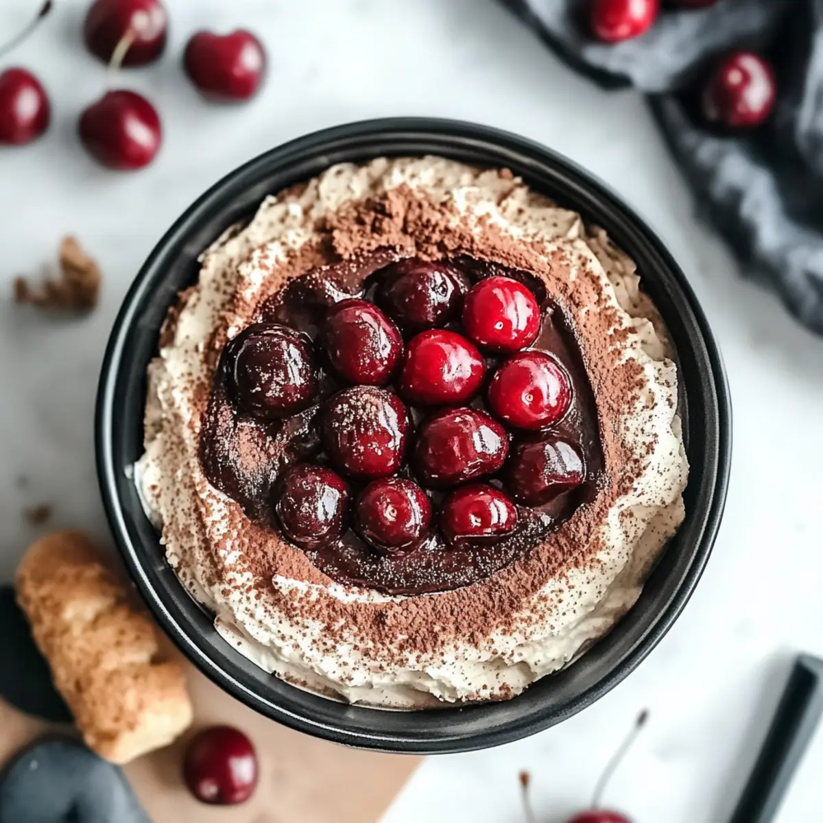 Irresistible Cherry Amaretto Tiramisu for Sweet Indulgence