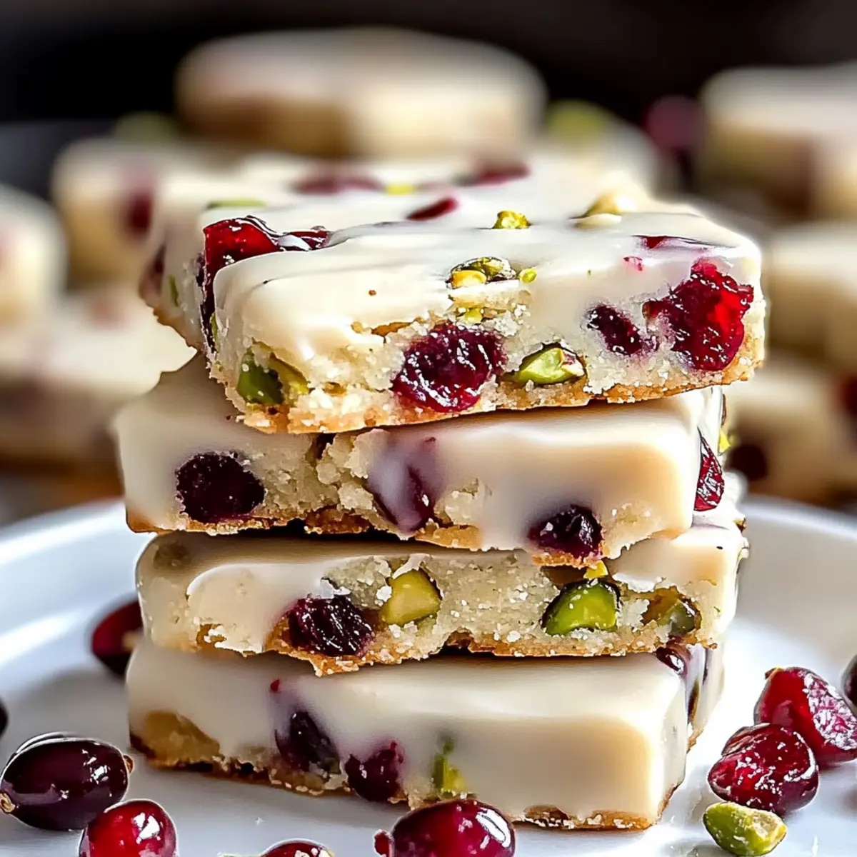 Cranberry Pistachio Shortbread Cookies: Festive Flavor Bliss