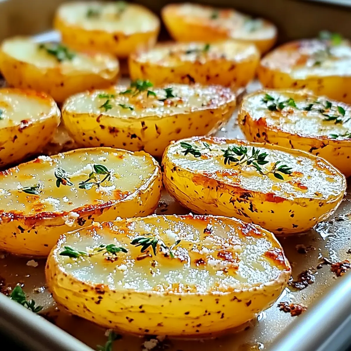 Crispy Sheet Pan Scored Potatoes That Steal the Show