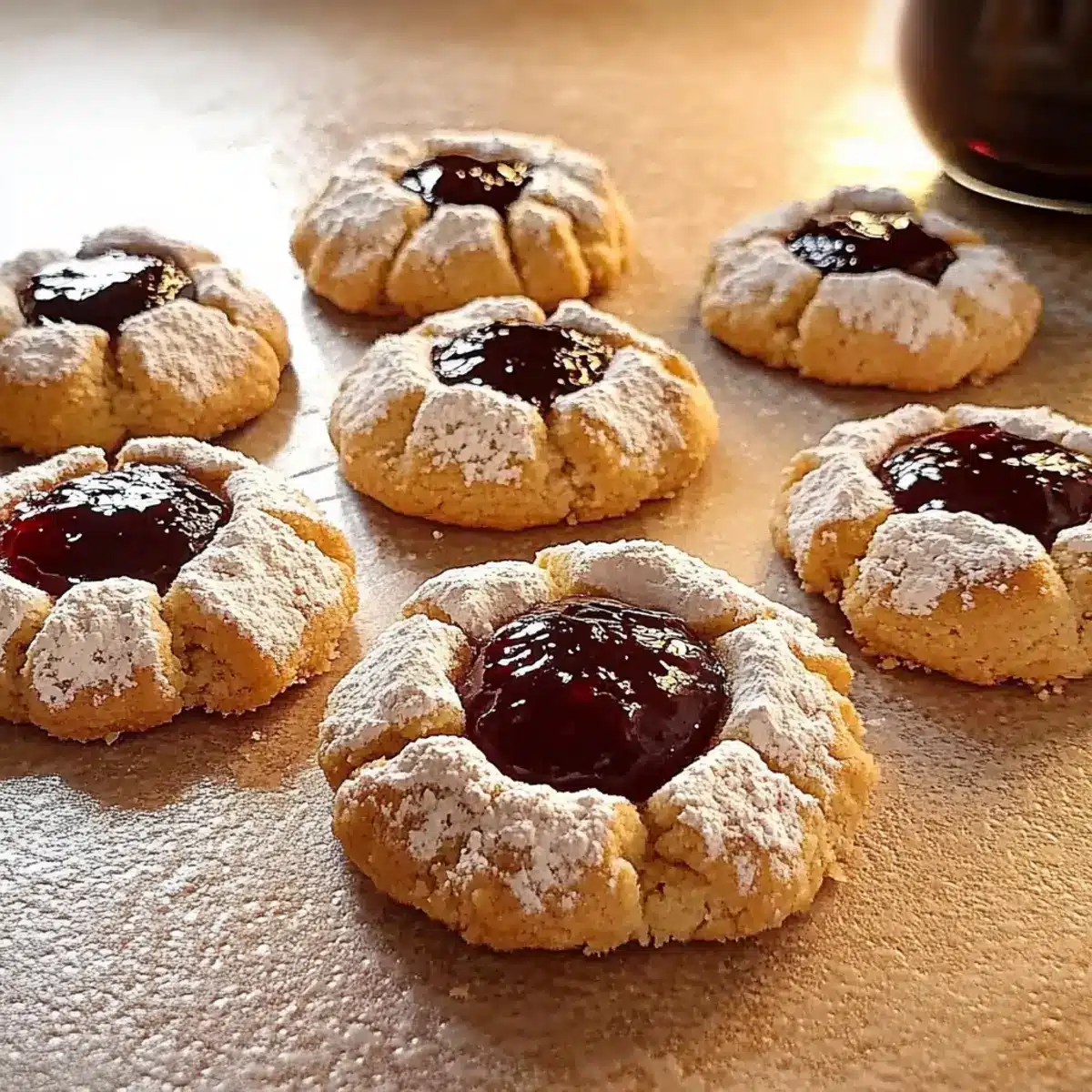 Amaretti Thumbprints: Chewy Almond Gems for Festive Joy