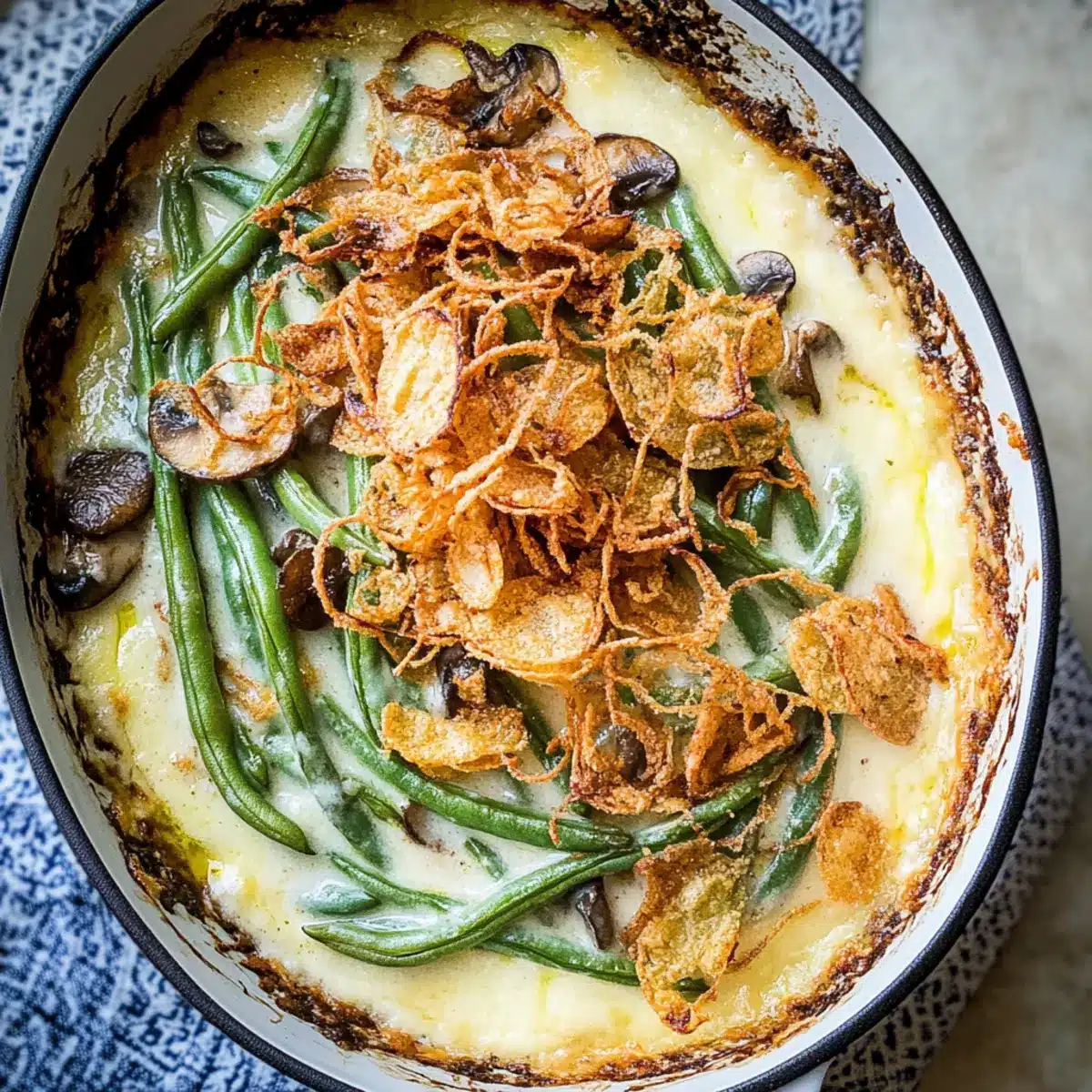 Scrumptious Green Bean Casserole Made From Scratch Today