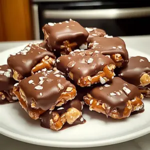 No-Bake Peanut Butter Pretzel Clusters