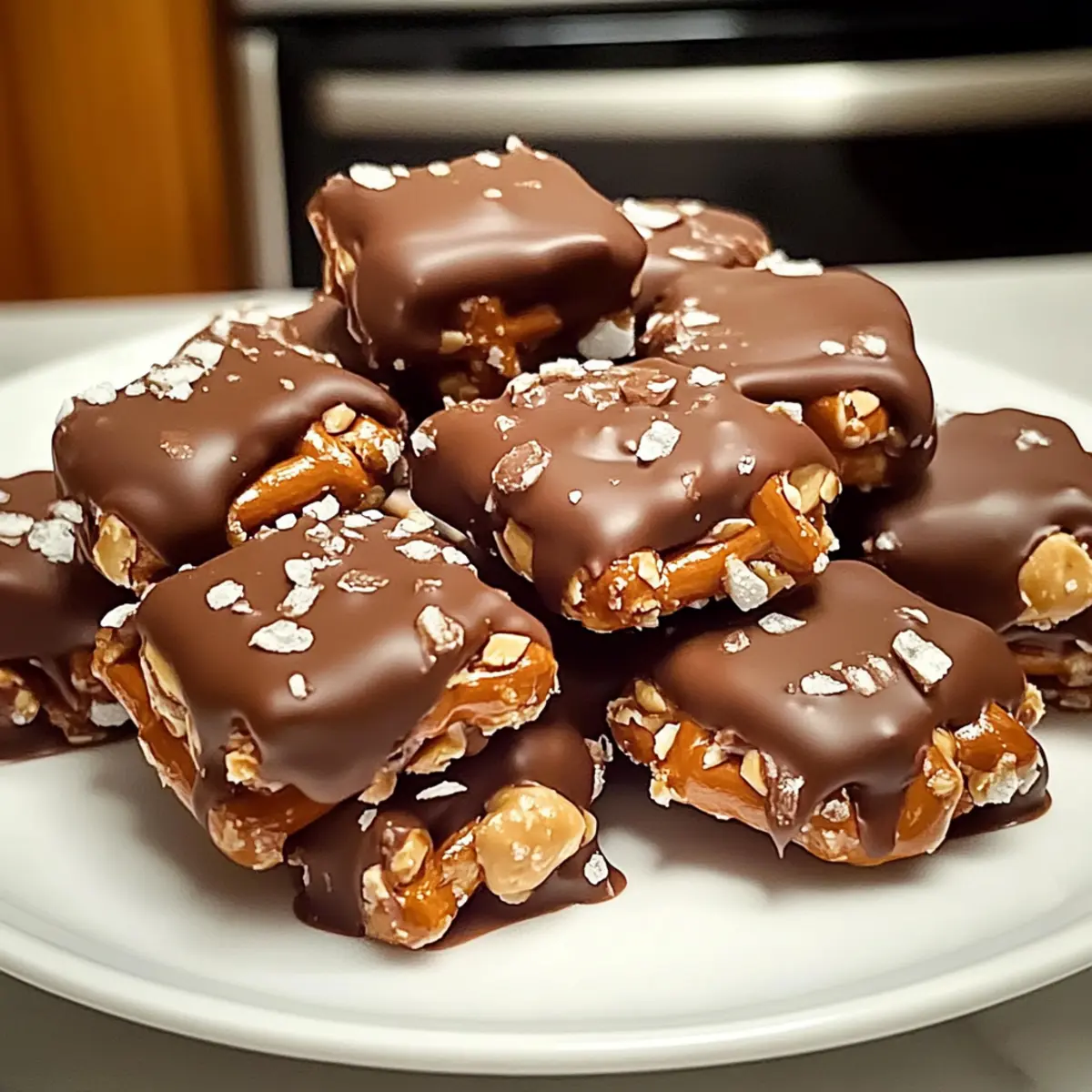 Irresistible No-Bake Peanut Butter Pretzel Clusters You’ll Love