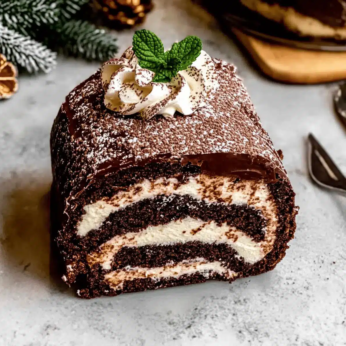 Chocolate Yule Log