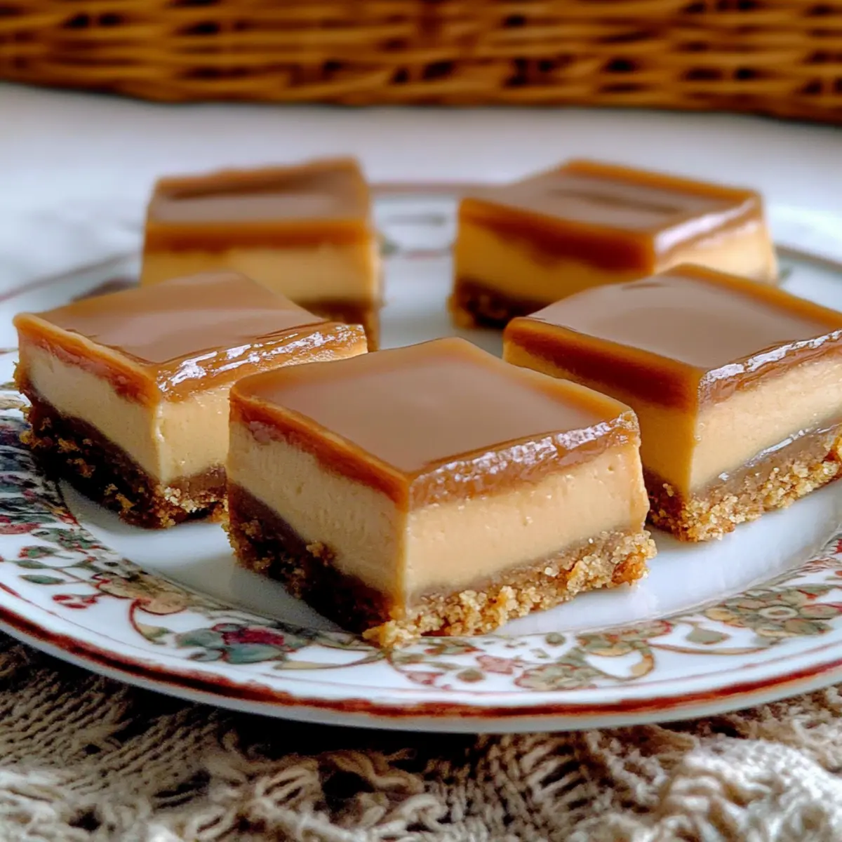 Dulce de Leche Cheesecake Bars: A Creamy Indulgent Treat