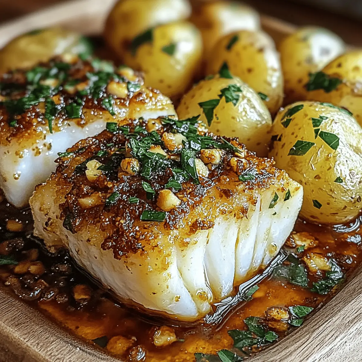 Garlic Butter Cod with Roasted Potatoes That Wow Your Tastebuds