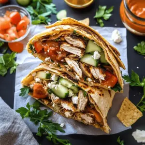 Greek Crunchwrap Supreme