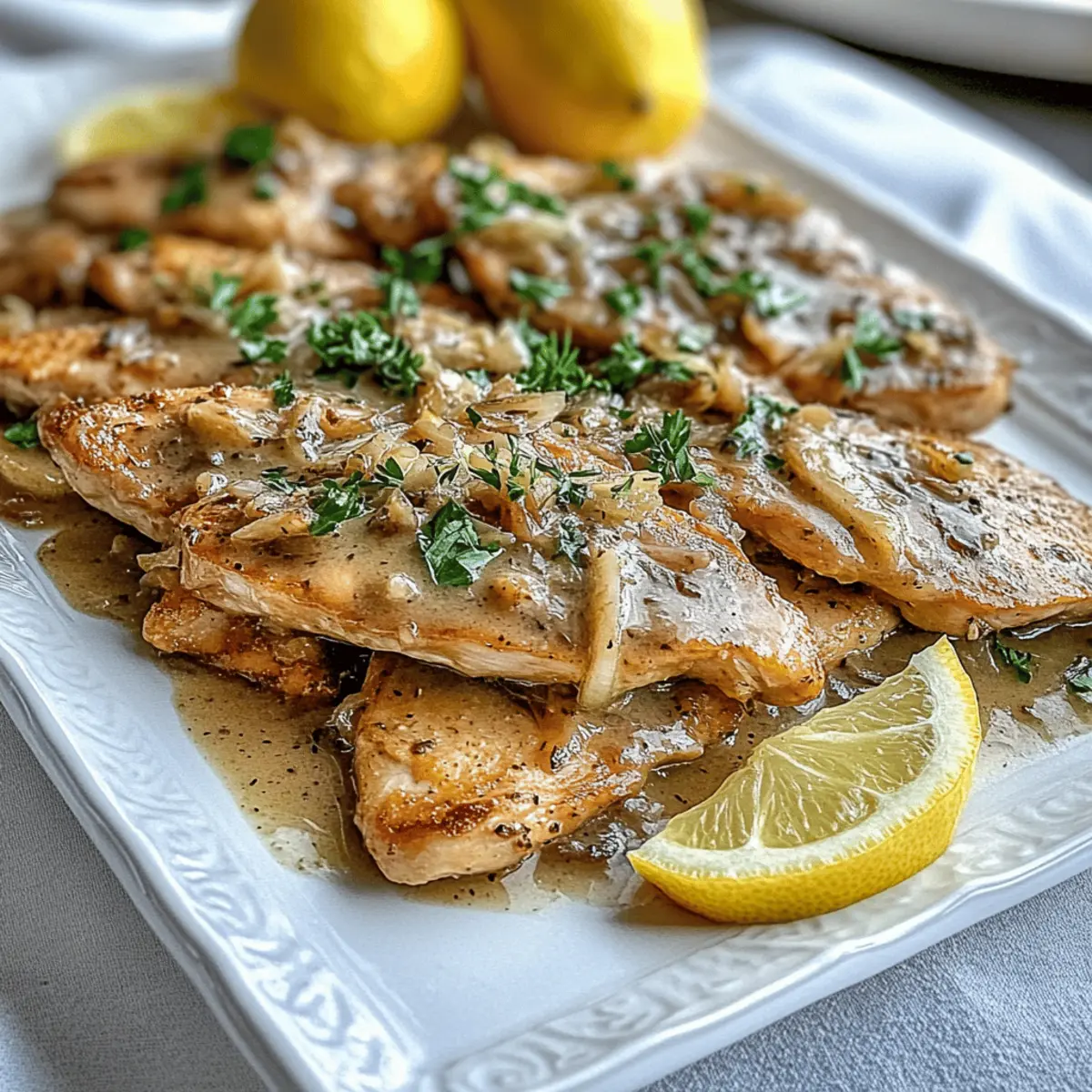 Lemon Shallot Chicken: A Flavorful Twist on Italian Classics