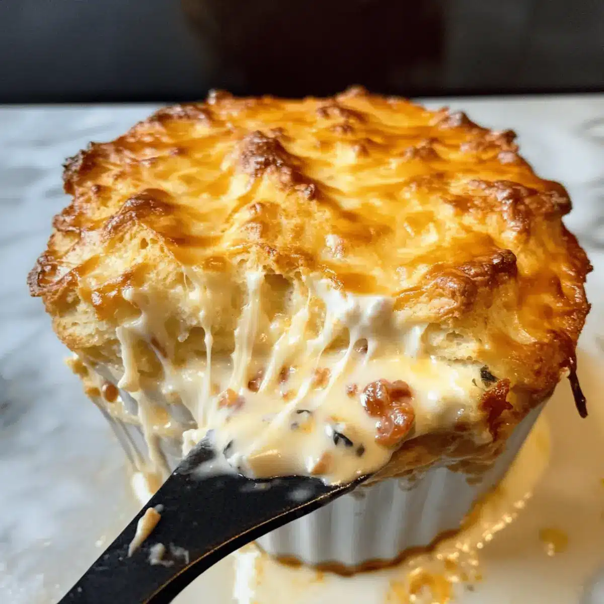 Marry Me Chicken Pot Pie with Cheddar Bay Biscuits Bliss
