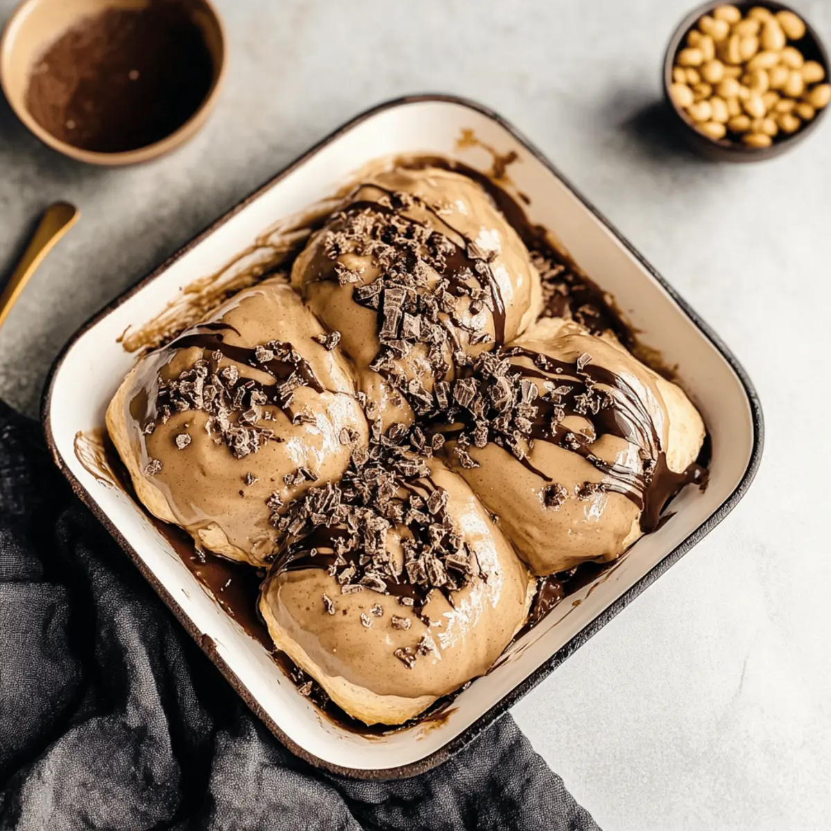 Delicious Peanut Butter Chocolate Morning Rolls to Savor