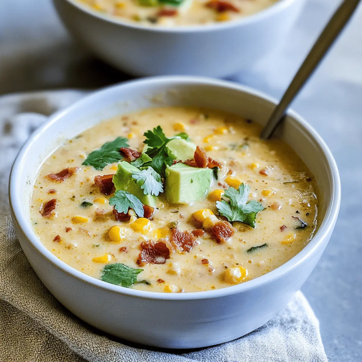 Creamy Roasted Poblano Corn Chowder for Cozy Nights