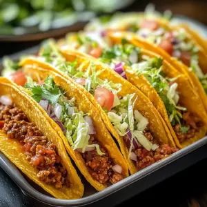 Oven-Baked Cheesy Tacos
